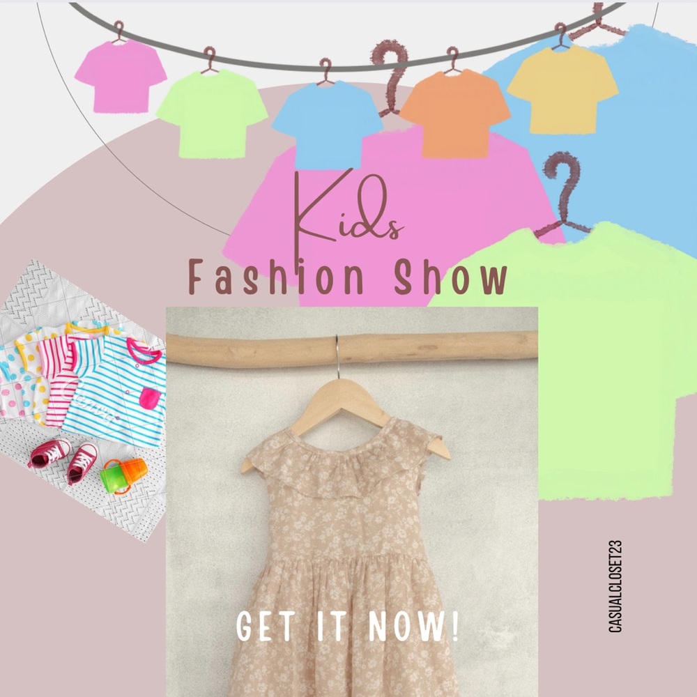 Kids fashion Show allll sizes let me know what your looking for !!!!!